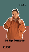 COMING SOON 1/4 Zip Jumper