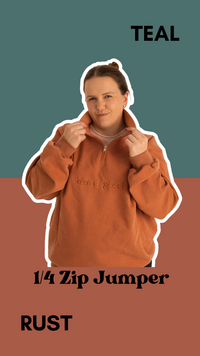 COMING SOON 1/4 Zip Jumper