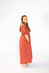 PREORDER Tiffany Dress - Rust & Olive