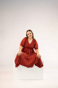Willow Dress - Rust